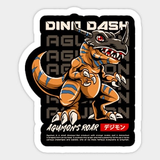 Agumon Journey Sticker